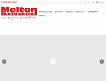 Tablet Screenshot of meltons.com